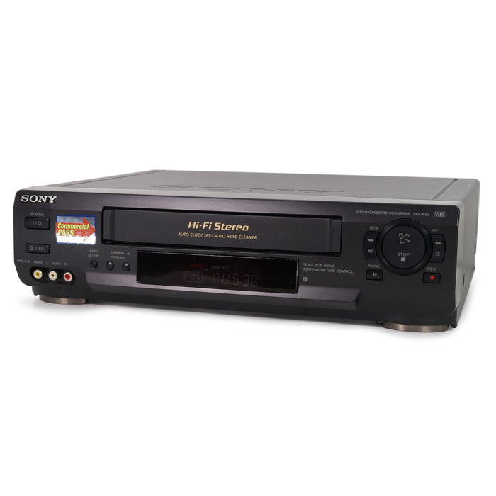 Sony SLV-N50 VCR/VHS Video Player/Recorder w/ Hi-Fi Stereo and Built-in Analog Tuner-Electronics-SpenCertified-refurbished-vintage-electonics