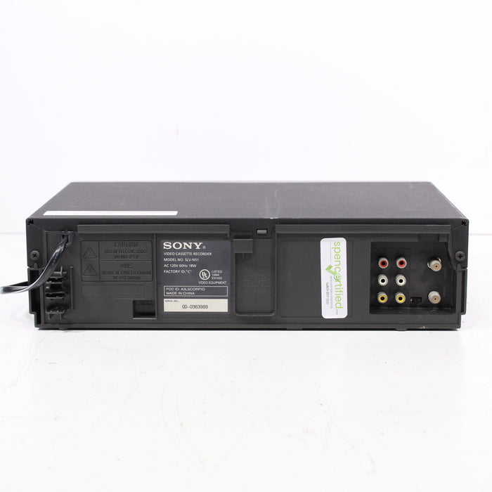 Sony SLV-N51 VCR Video Cassette Recorder VHS Player Recorder-VCRs-SpenCertified-vintage-refurbished-electronics