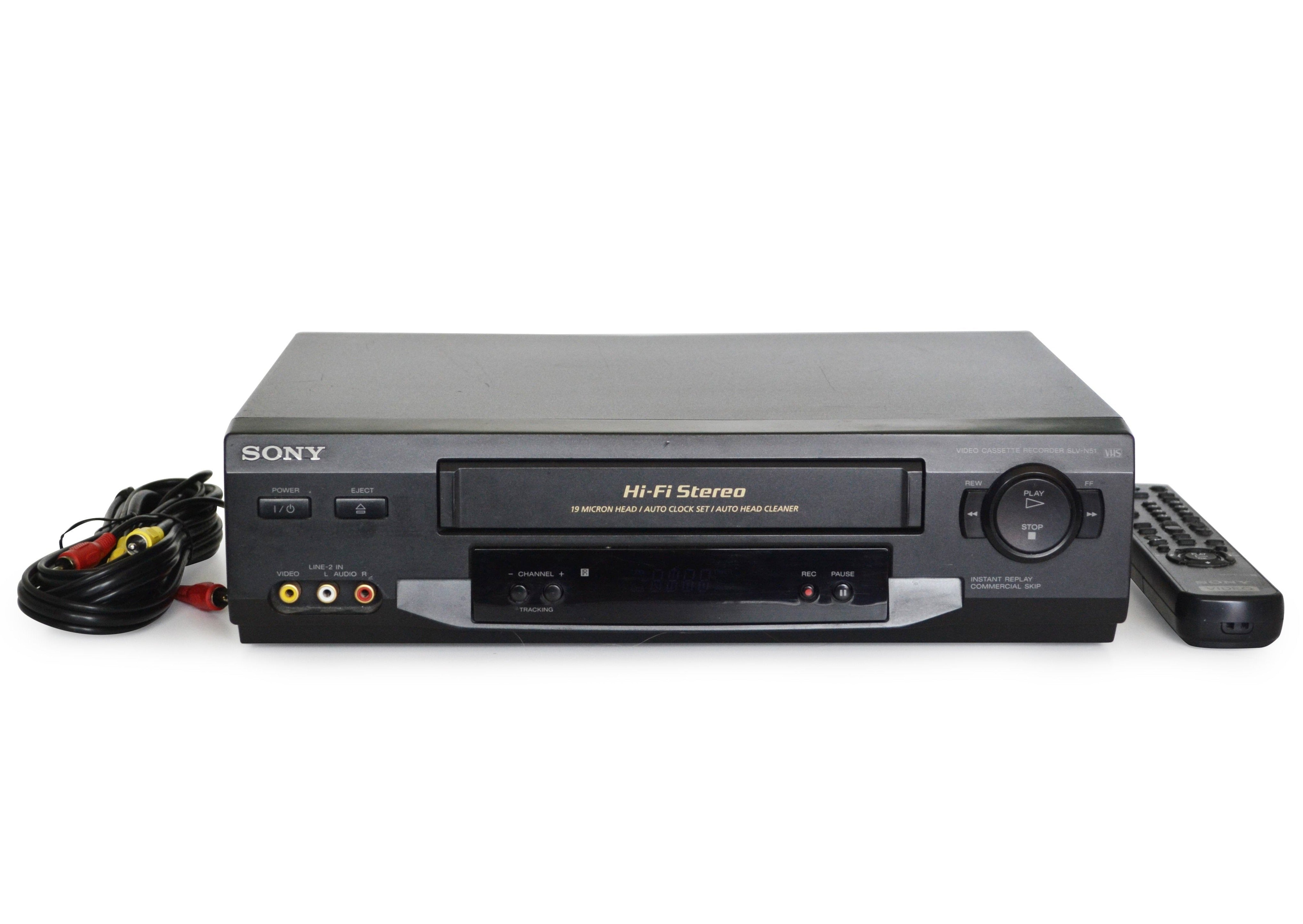 Sony Slv-N51 outlets VHS Machine