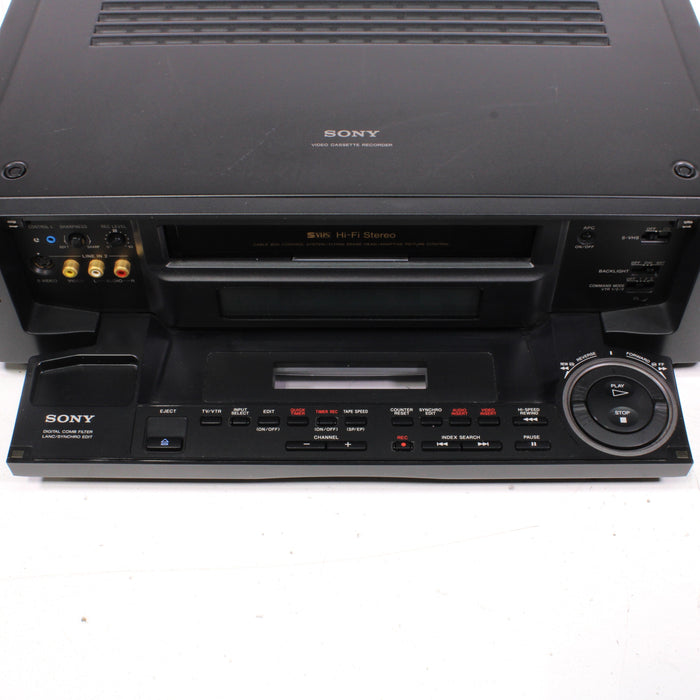Sony SLV-R1000 High-Quality S-VHS Hi-Fi Stereo VCR Video Cassette Recorder-VCRs-SpenCertified-vintage-refurbished-electronics