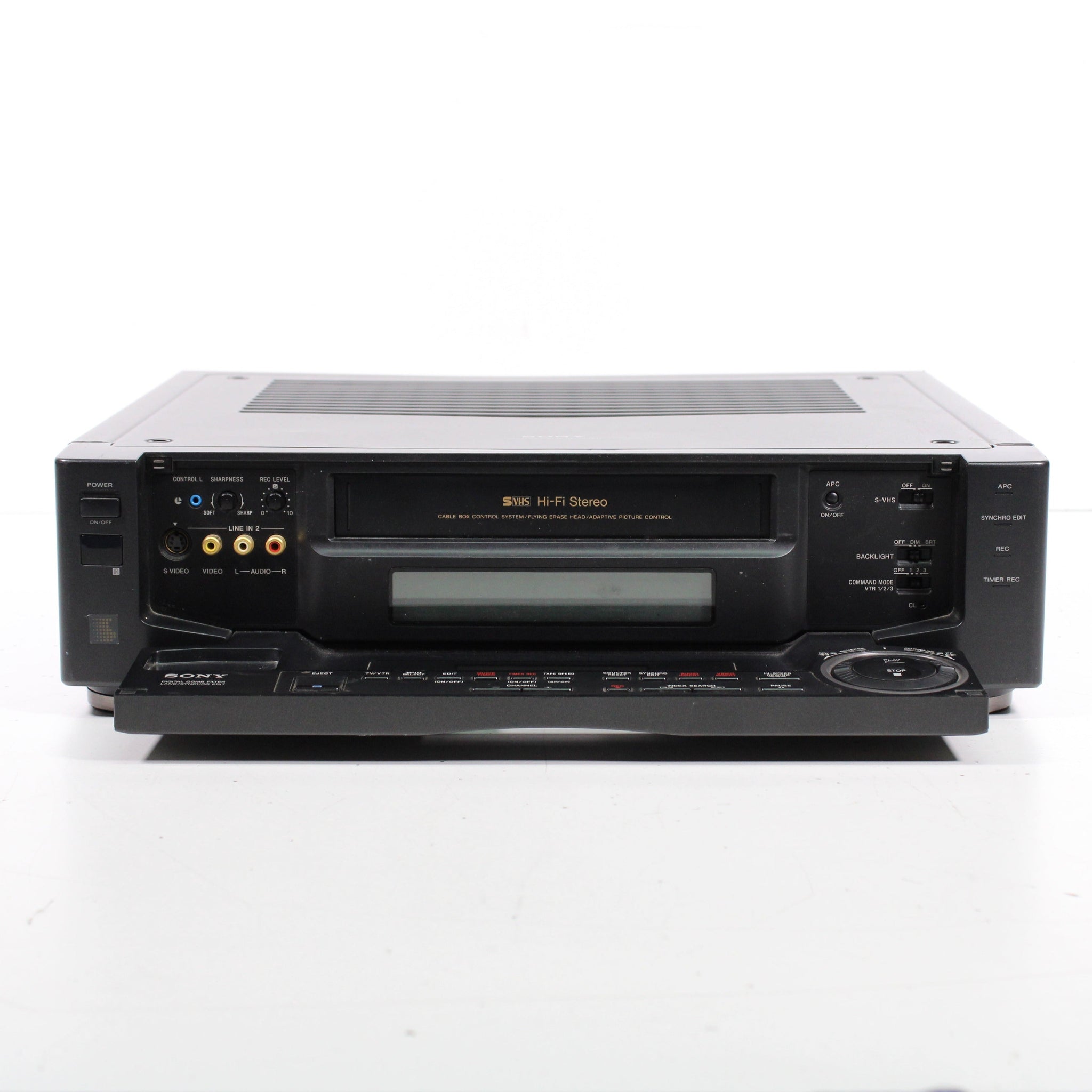 Slv R 1000 Sony SLV-R1000 High-Quality S-VHS Hi-Fi Stereo VCR Video Cassette Reco