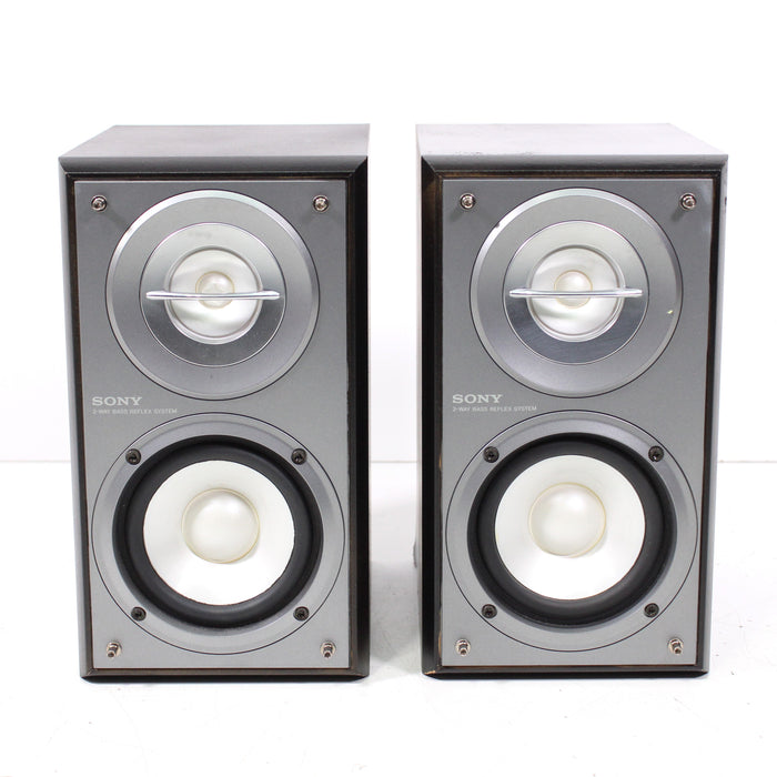 Sony SS-CRB5 2-Way Bass Reflex Stereo Bookshelf Speaker Pair (Black)-Speakers-SpenCertified-vintage-refurbished-electronics