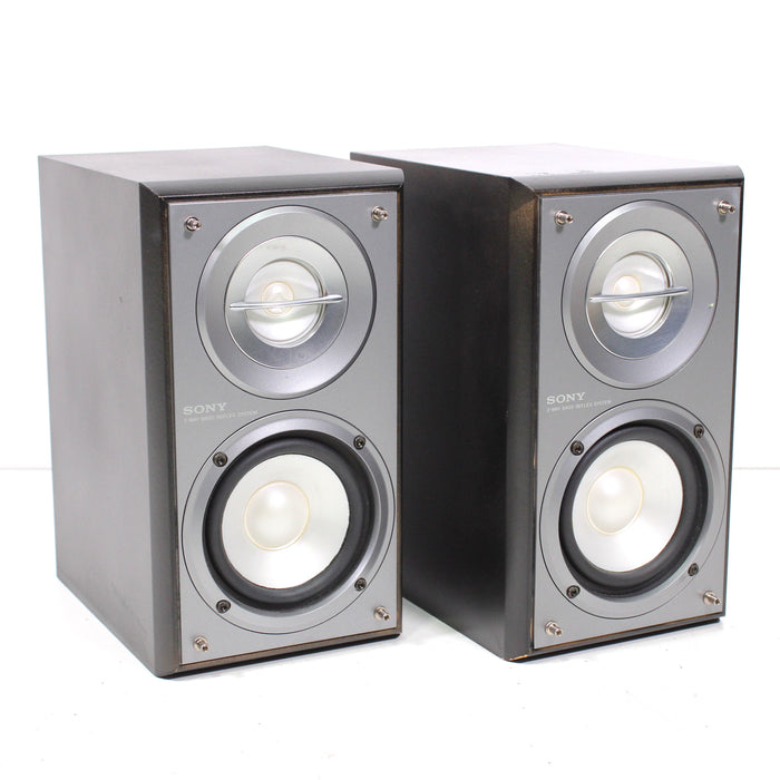 Sony SS-CRB5 2-Way Bass Reflex Stereo Bookshelf Speaker Pair (Black)-Speakers-SpenCertified-vintage-refurbished-electronics