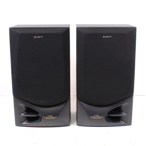 Sony SS-D560 3-Way Bookshelf Speaker Pair Bass Reflex Vintage-Speakers-SpenCertified-vintage-refurbished-electronics