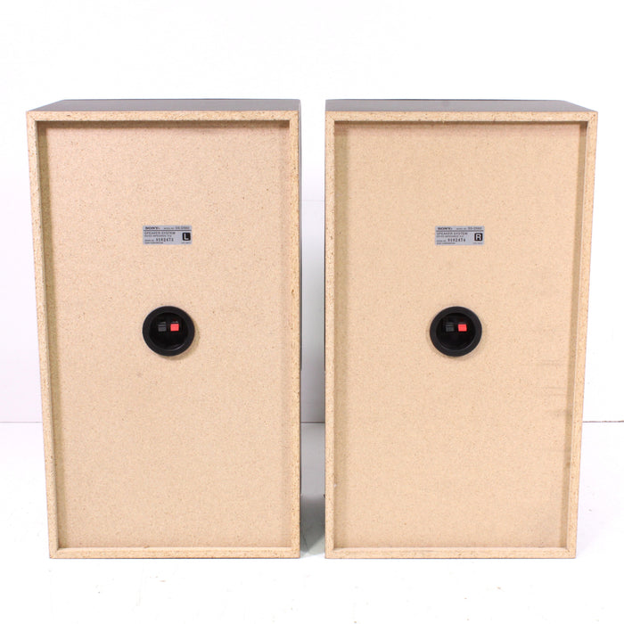 Sony SS-D560 3-Way Bookshelf Speaker Pair Bass Reflex Vintage-Speakers-SpenCertified-vintage-refurbished-electronics