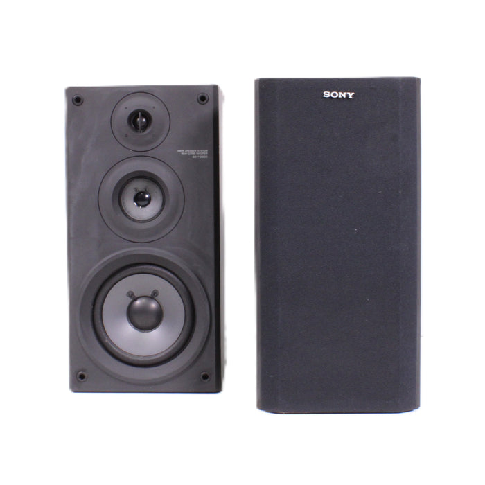 Sony SS-H2600U 3-Way Bookshelf Speaker Pair Bass Reflex-Speakers-SpenCertified-vintage-refurbished-electronics