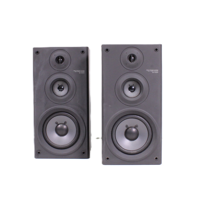 Sony SS-H2600U 3-Way Bookshelf Speaker Pair Bass Reflex-Speakers-SpenCertified-vintage-refurbished-electronics