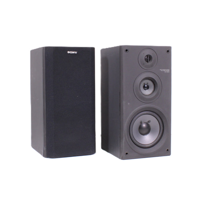 Sony SS-H2600U 3-Way Bookshelf Speaker Pair Bass Reflex-Speakers-SpenCertified-vintage-refurbished-electronics