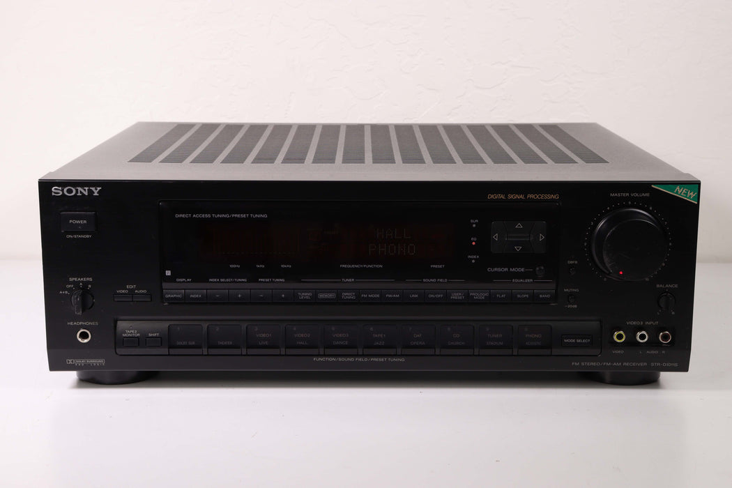 Sony STR-D1011S FM Stereo FM-AM Receiver Built-in EQ Phono 4-16 Ohms High Quality-Audio Amplifiers-SpenCertified-vintage-refurbished-electronics