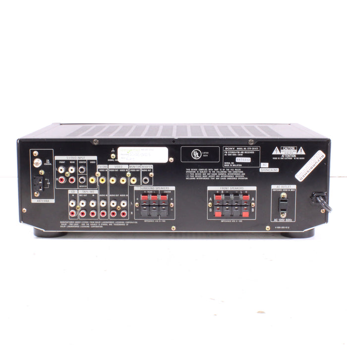 Sony STR-DE425 AM/FM Stereo Receiver Dolby Pro Logic 5.1-Channel Input (1998) NO REMOTE-Audio Receivers-SpenCertified-vintage-refurbished-electronics