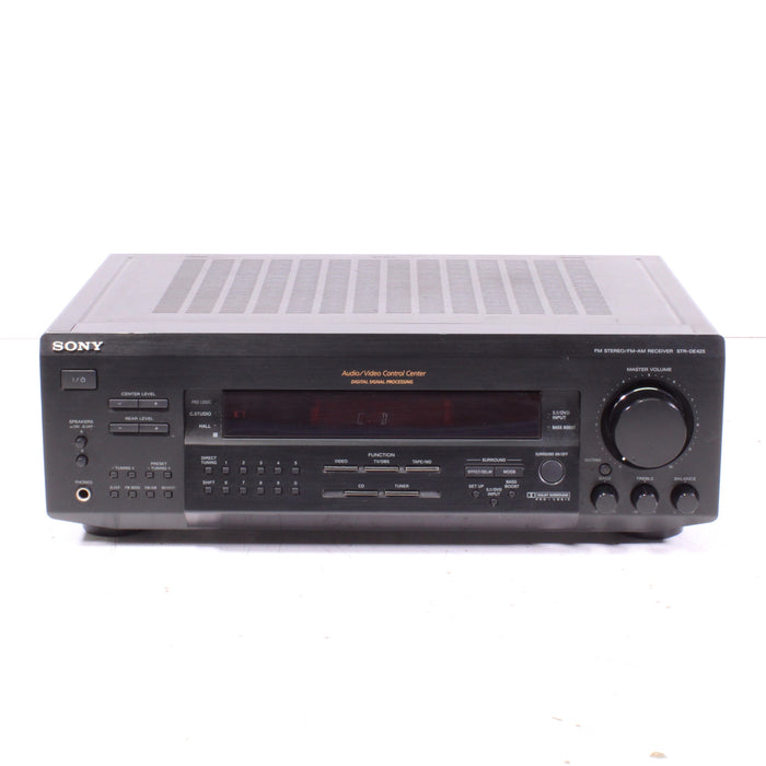 Sony STR-DE425 AM/FM Stereo Receiver Dolby Pro Logic 5.1-Channel Input (1998) NO REMOTE-Audio Receivers-SpenCertified-vintage-refurbished-electronics