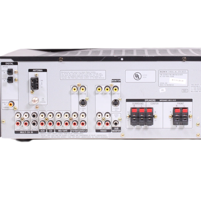 Sony STR-DE575 Dolby Digital DTS 5.1 A/V Receiver-Audio Receivers-SpenCertified-vintage-refurbished-electronics