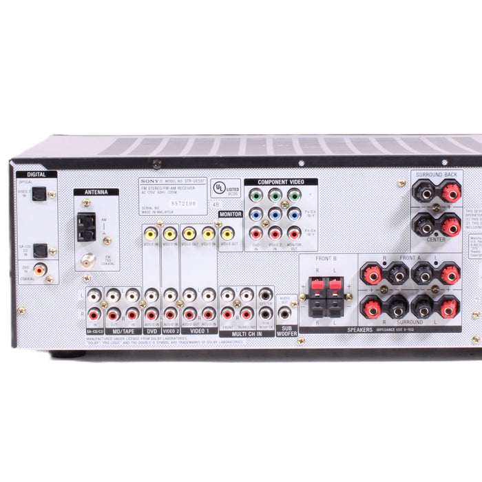Sony STR-DE597 FM Stereo/FM-AM Receiver 6.1 Channel Dolby Digital DTS-Audio & Video Receivers-SpenCertified-vintage-refurbished-electronics