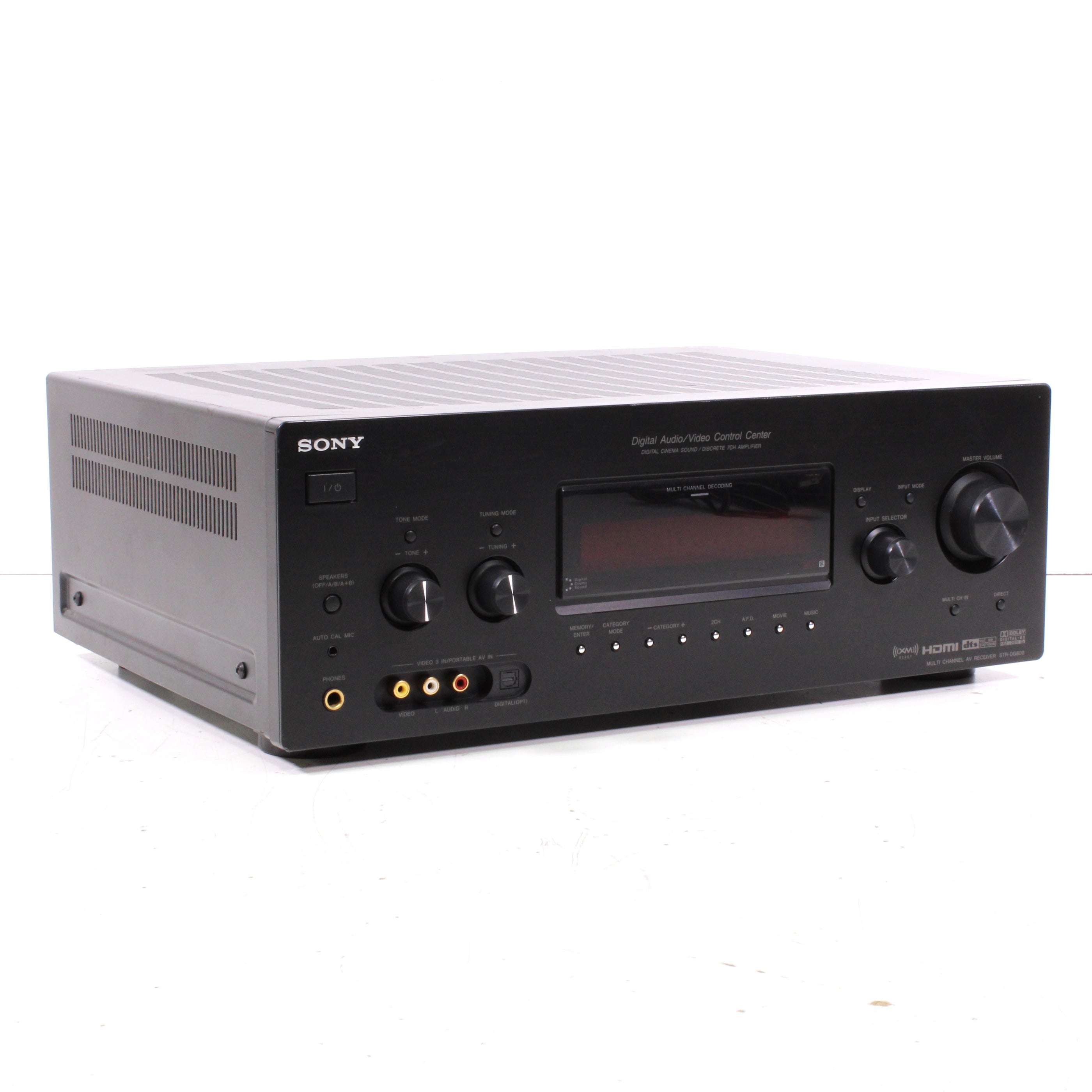 Sony STR-DG800 Multi Channel AV Receiver with XM, HDMI (2006) (NO REMO ...