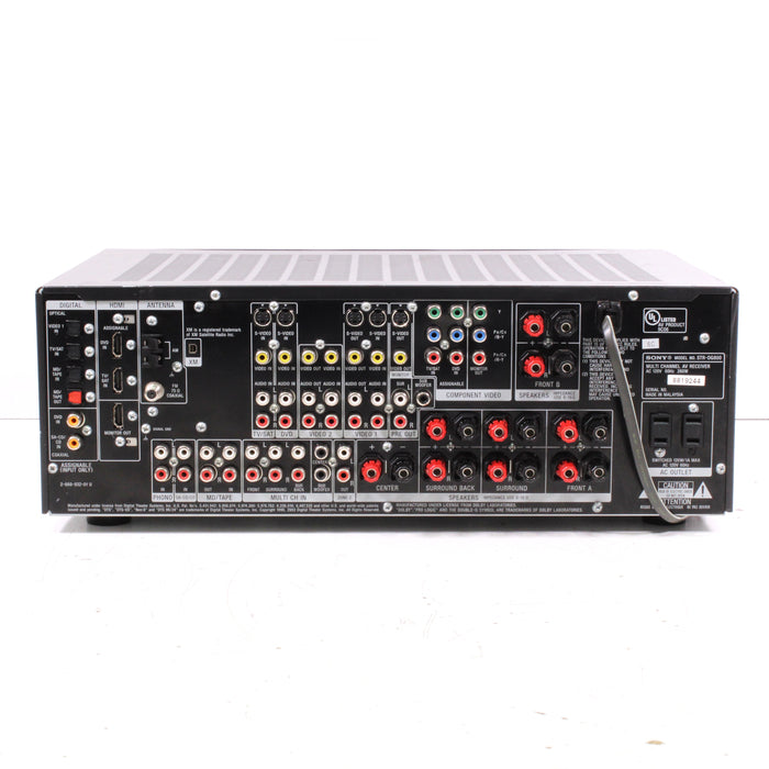 Sony STR-DG800 Multi Channel AV Receiver with XM, HDMI (2006) (NO REMOTE)-Audio & Video Receivers-SpenCertified-vintage-refurbished-electronics