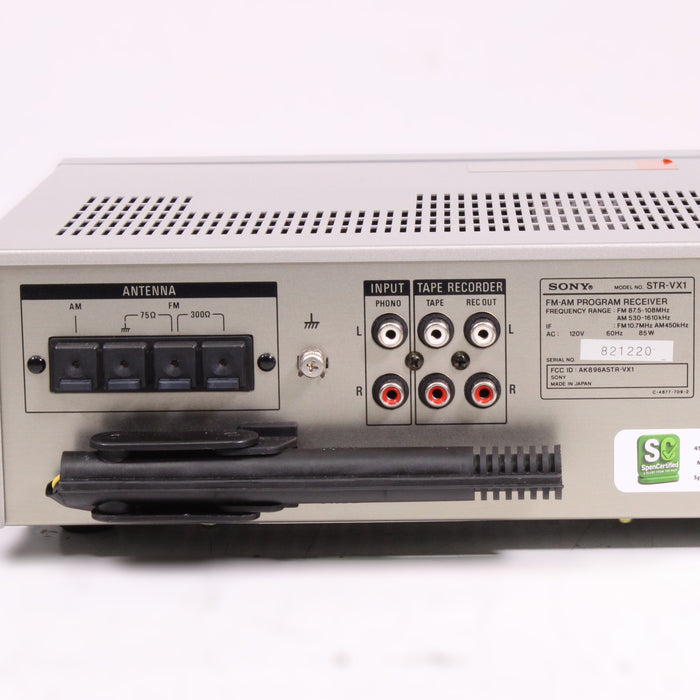Sony STR-VX1 AM/FM Program Stereo Receiver w/ Phono-Audio & Video Receivers-SpenCertified-vintage-refurbished-electronics