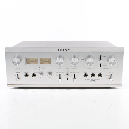 Sony TA-2000 Vintage Solid State Stereo Preamplifier (1969)-Preamps-SpenCertified-vintage-refurbished-electronics