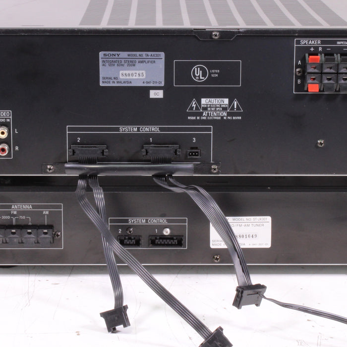 Sony TA-AX301 Integrated Amplifier w/ Phono + Sony ST-JX301 AM/FM Tuner Stereo Component Bundle-Stereo Tuner-SpenCertified-vintage-refurbished-electronics