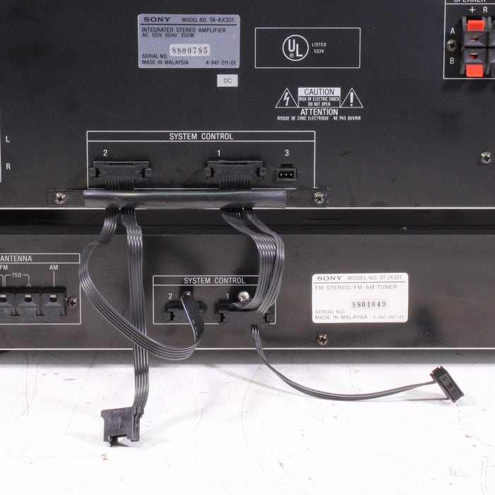 Sony TA-AX301 Integrated Amplifier w/ Phono + Sony ST-JX301 AM/FM Tuner Stereo Component Bundle-Stereo Tuner-SpenCertified-vintage-refurbished-electronics