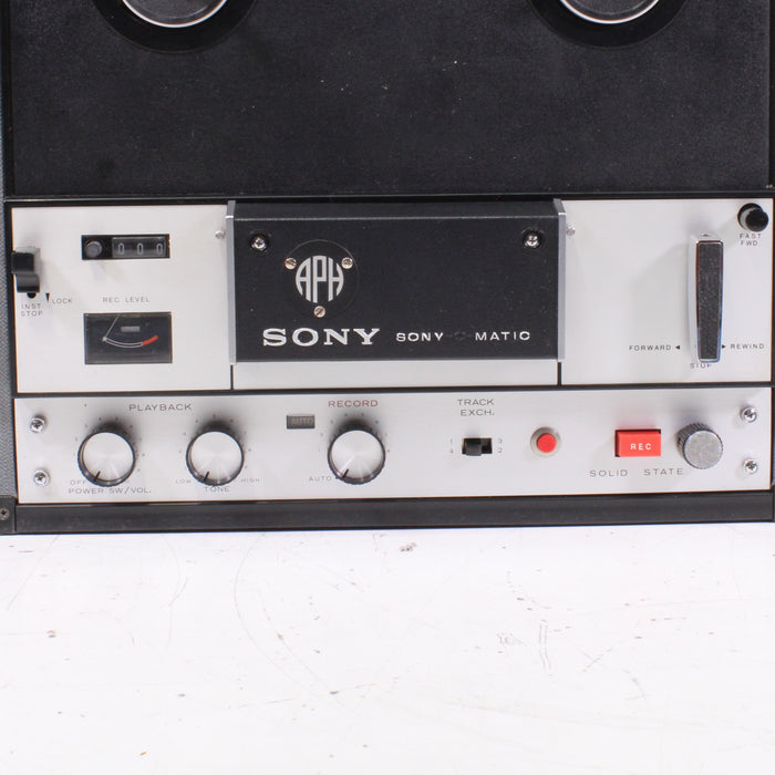 Sony TC-105 Portable Solid State 4 Track Monophonic Recorder (1974)-Reel-to-Reel Tape Players & Recorders-SpenCertified-vintage-refurbished-electronics