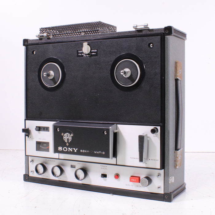 Sony TC-105 Portable Solid State 4 Track Monophonic Recorder (1974)-Reel-to-Reel Tape Players & Recorders-SpenCertified-vintage-refurbished-electronics