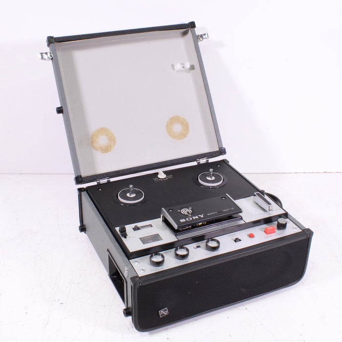 Sony TC-105 Portable Solid State 4 Track Monophonic Recorder (1974)-Reel-to-Reel Tape Players & Recorders-SpenCertified-vintage-refurbished-electronics