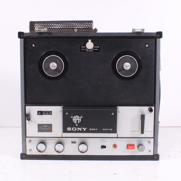 Sony TC-105 Portable Solid State 4 Track Monophonic Recorder (1974)-Reel-to-Reel Tape Players & Recorders-SpenCertified-vintage-refurbished-electronics
