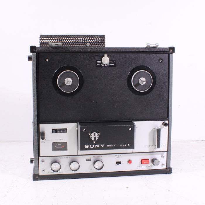 Sony TC-105 Portable Solid State 4 Track Monophonic Recorder (1974)-Reel-to-Reel Tape Players & Recorders-SpenCertified-vintage-refurbished-electronics