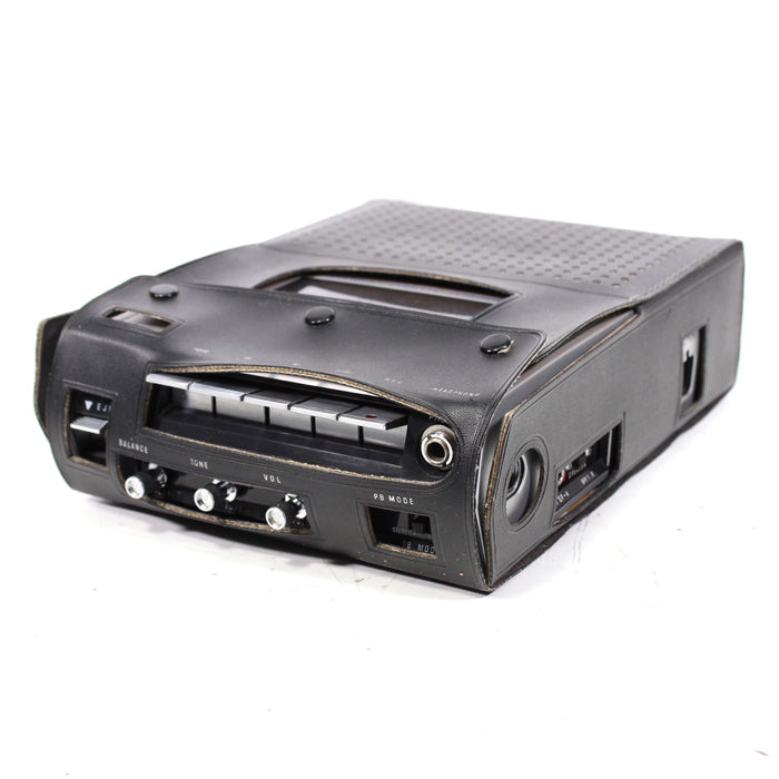 Sony TC-124 Solid State Cassette-Corder Cassette Recorder and Player with Case (1971)-Cassette Players & Recorders-SpenCertified-vintage-refurbished-electronics