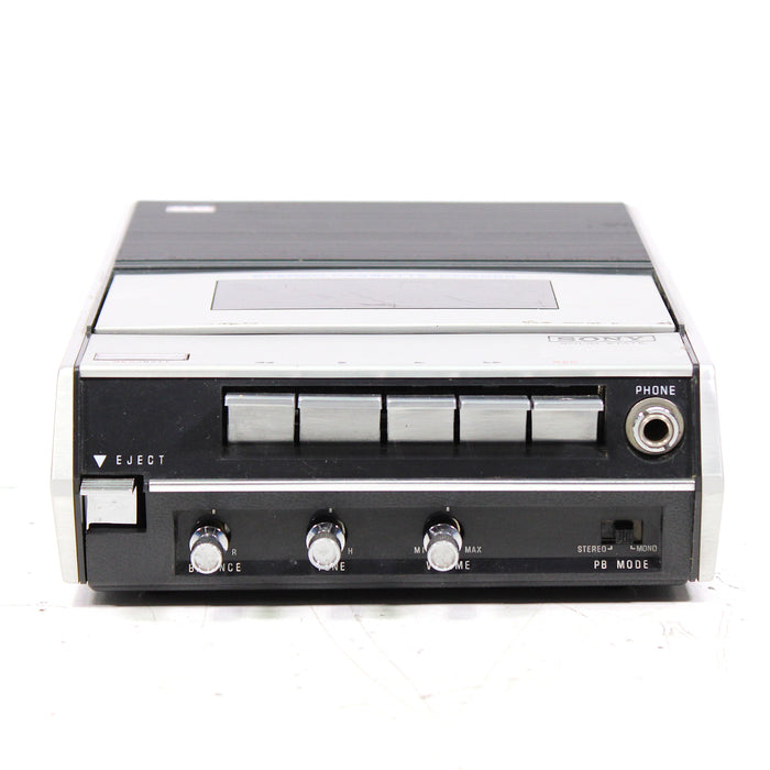 Sony TC-124 Solid State Cassette-Corder Cassette Recorder and Player with Case (1971)-Cassette Players & Recorders-SpenCertified-vintage-refurbished-electronics