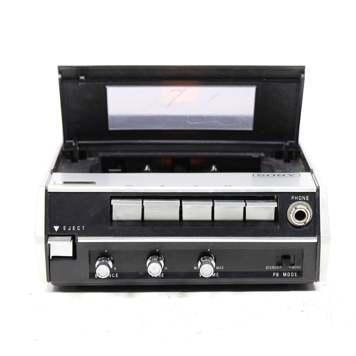 Sony TC-124 Solid State Cassette-Corder Cassette Recorder and Player with Case (1971)-Cassette Players & Recorders-SpenCertified-vintage-refurbished-electronics