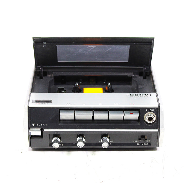 Sony TC-124 Solid State Cassette-Corder Cassette Recorder and Player with Case (1971)-Cassette Players & Recorders-SpenCertified-vintage-refurbished-electronics