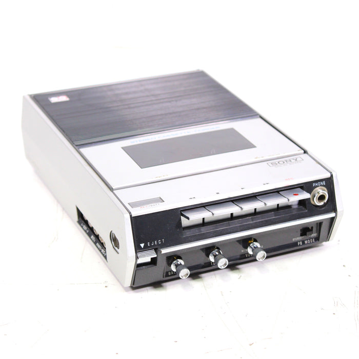 Sony TC-124 Solid State Cassette-Corder Cassette Recorder and Player with Case (1971)-Cassette Players & Recorders-SpenCertified-vintage-refurbished-electronics