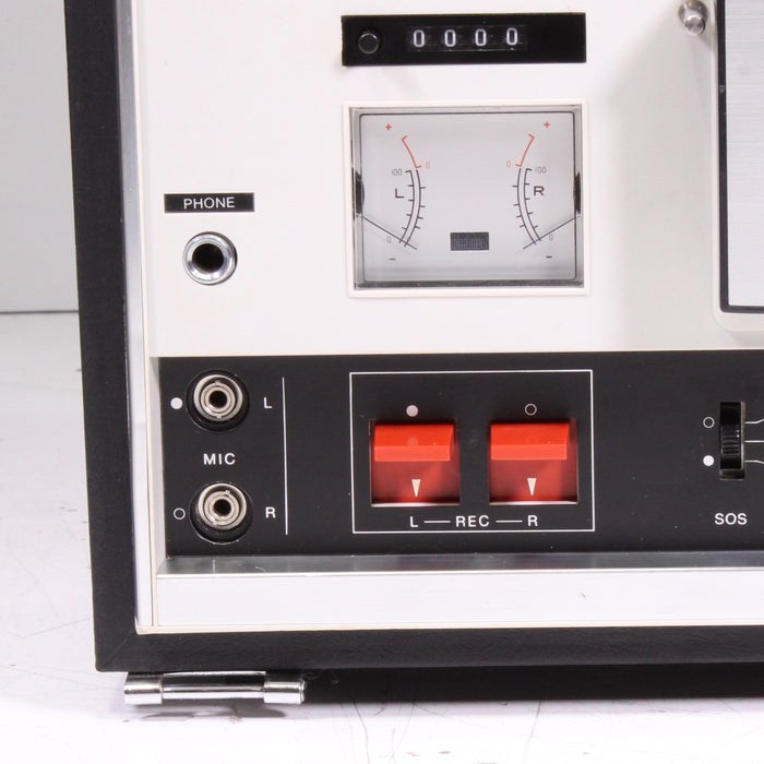 Sony TC-252 Four Track Stereo Reel to Reel Tape Recorder Portable System (1971-72)-Reel-to-Reel Tape Players & Recorders-SpenCertified-vintage-refurbished-electronics