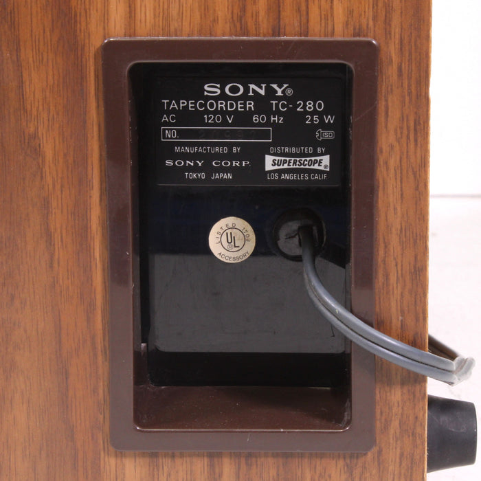 Sony TC-280 3-Head Reel-to-Reel Solid State Stereo Tape Recorder (1973)-Reel-to-Reel Tape Players & Recorders-SpenCertified-vintage-refurbished-electronics