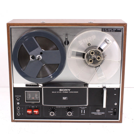 Sony TC-280 3-Head Reel-to-Reel Solid State Stereo Tape Recorder (1973)-Reel-to-Reel Tape Players & Recorders-SpenCertified-vintage-refurbished-electronics