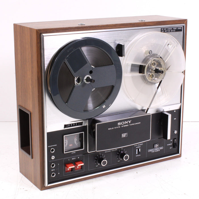 Sony TC-280 3-Head Reel-to-Reel Solid State Stereo Tape Recorder (1973)-Reel-to-Reel Tape Players & Recorders-SpenCertified-vintage-refurbished-electronics