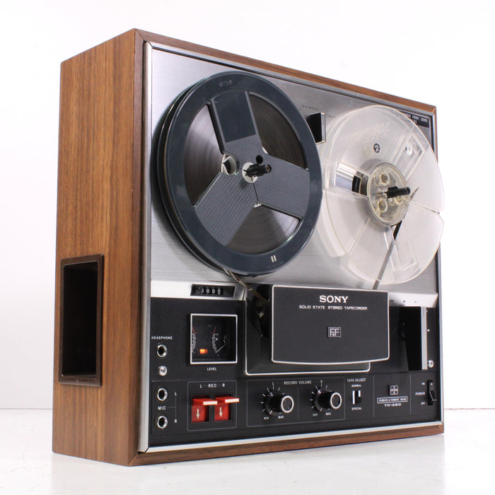 Sony TC-280 3-Head Reel-to-Reel Solid State Stereo Tape Recorder (1973)-Reel-to-Reel Tape Players & Recorders-SpenCertified-vintage-refurbished-electronics