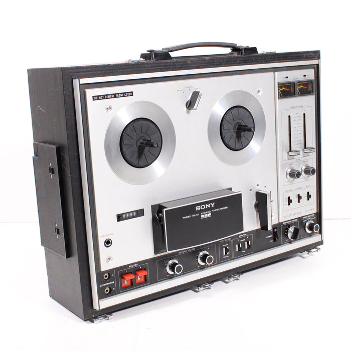 Sony TC-353 Stereo Tapecorder Reel-to-Reel with Detachable Speakers (AS IS)-Reel-to-Reel Tape Players & Recorders-SpenCertified-vintage-refurbished-electronics