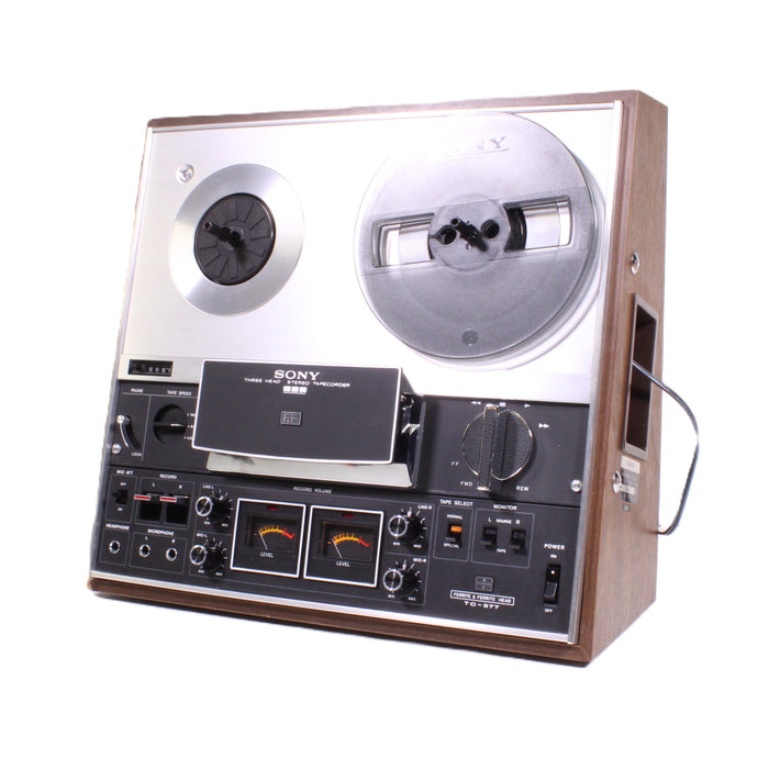 Sony TC-377 3-Head 4-Track Stereo Reel-to-Reel Player Recorder-Reel-to-Reel Tape Players & Recorders-SpenCertified-vintage-refurbished-electronics