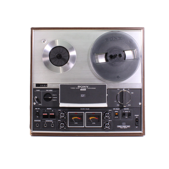 Sony TC-377 3-Head 4-Track Stereo Reel-to-Reel Player Recorder-Reel-to-Reel Tape Players & Recorders-SpenCertified-vintage-refurbished-electronics