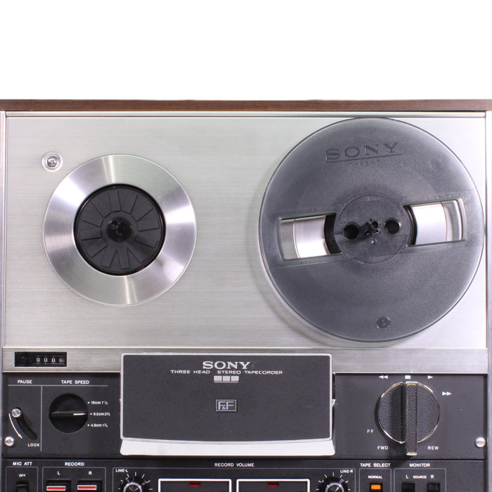 Sony TC-377 3-Head 4-Track Stereo Reel-to-Reel Player Recorder-Reel-to-Reel Tape Players & Recorders-SpenCertified-vintage-refurbished-electronics