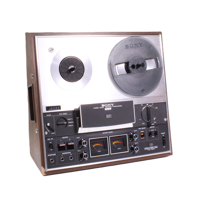 Sony TC-377 3-Head 4-Track Stereo Reel-to-Reel Player Recorder-Reel-to-Reel Tape Players & Recorders-SpenCertified-vintage-refurbished-electronics