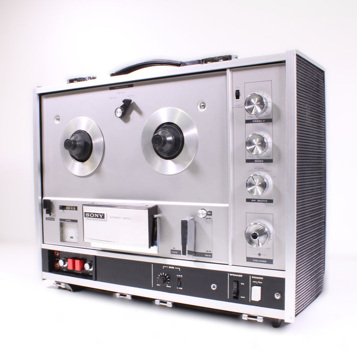 Sony TC-540 Portable Stereo Reel-to-Reel Tape Recorder 4-Track Sound-on-Sound-Reel-to-Reel Tape Players & Recorders-SpenCertified-vintage-refurbished-electronics