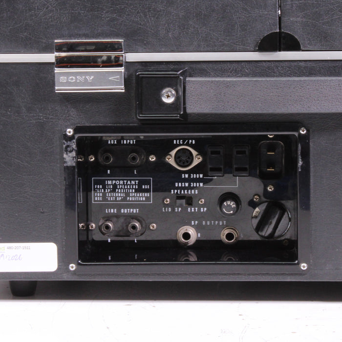 Sony TC-540 Portable Stereo Reel-to-Reel Tape Recorder 4-Track Sound-on-Sound-Reel-to-Reel Tape Players & Recorders-SpenCertified-vintage-refurbished-electronics