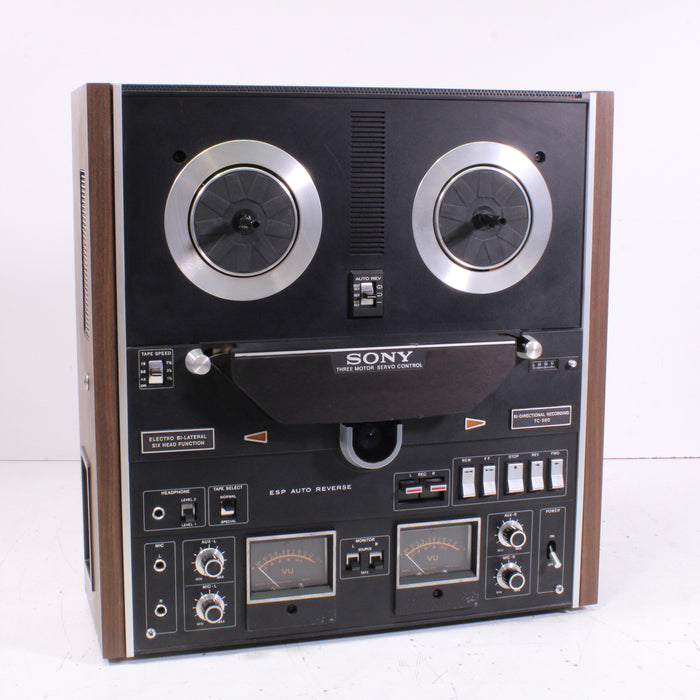 Sony TC-580 Bi-Lateral Six Head Stereo Tapecorder (1971-74)-Reel-to-Reel Tape Players & Recorders-SpenCertified-vintage-refurbished-electronics