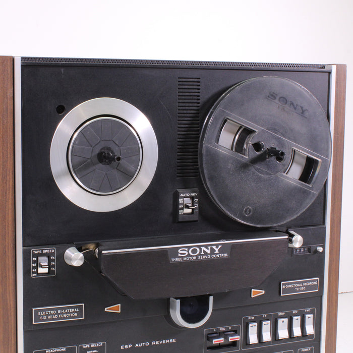 Sony TC-580 Bi-Lateral Six Head Stereo Tapecorder (1971-74)-Reel-to-Reel Tape Players & Recorders-SpenCertified-vintage-refurbished-electronics