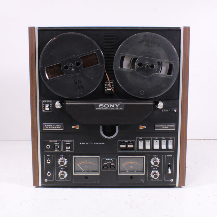 Sony TC-580 Bi-Lateral Six Head Stereo Tapecorder (1971-74)-Reel-to-Reel Tape Players & Recorders-SpenCertified-vintage-refurbished-electronics
