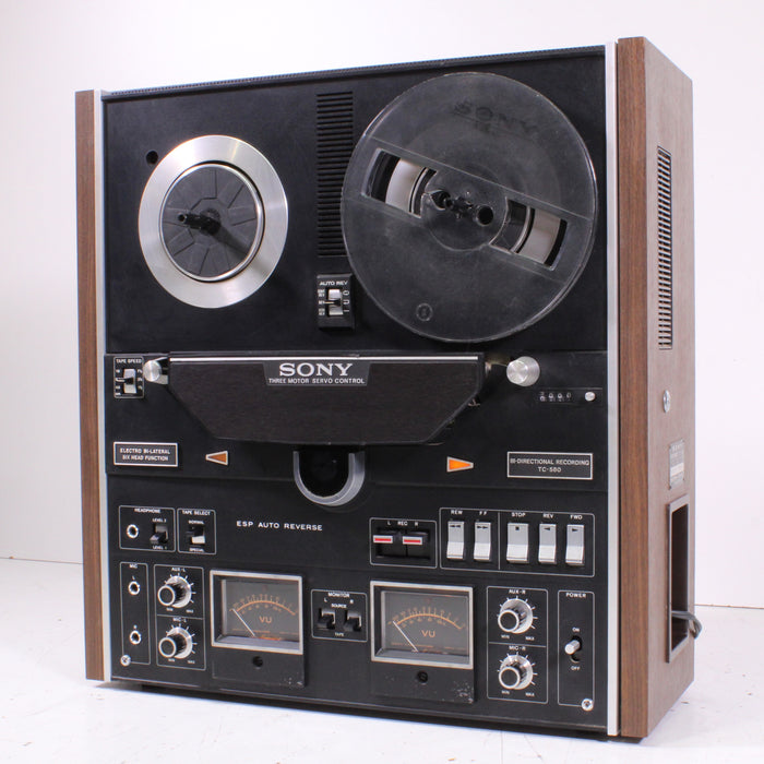 Sony TC-580 Bi-Lateral Six Head Stereo Tapecorder (1971-74)-Reel-to-Reel Tape Players & Recorders-SpenCertified-vintage-refurbished-electronics