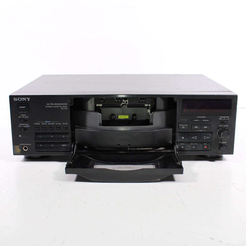 Sony TC-C5 Rare 5-Cassette Changer Stereo Cassette Deck HX Pro (1992)